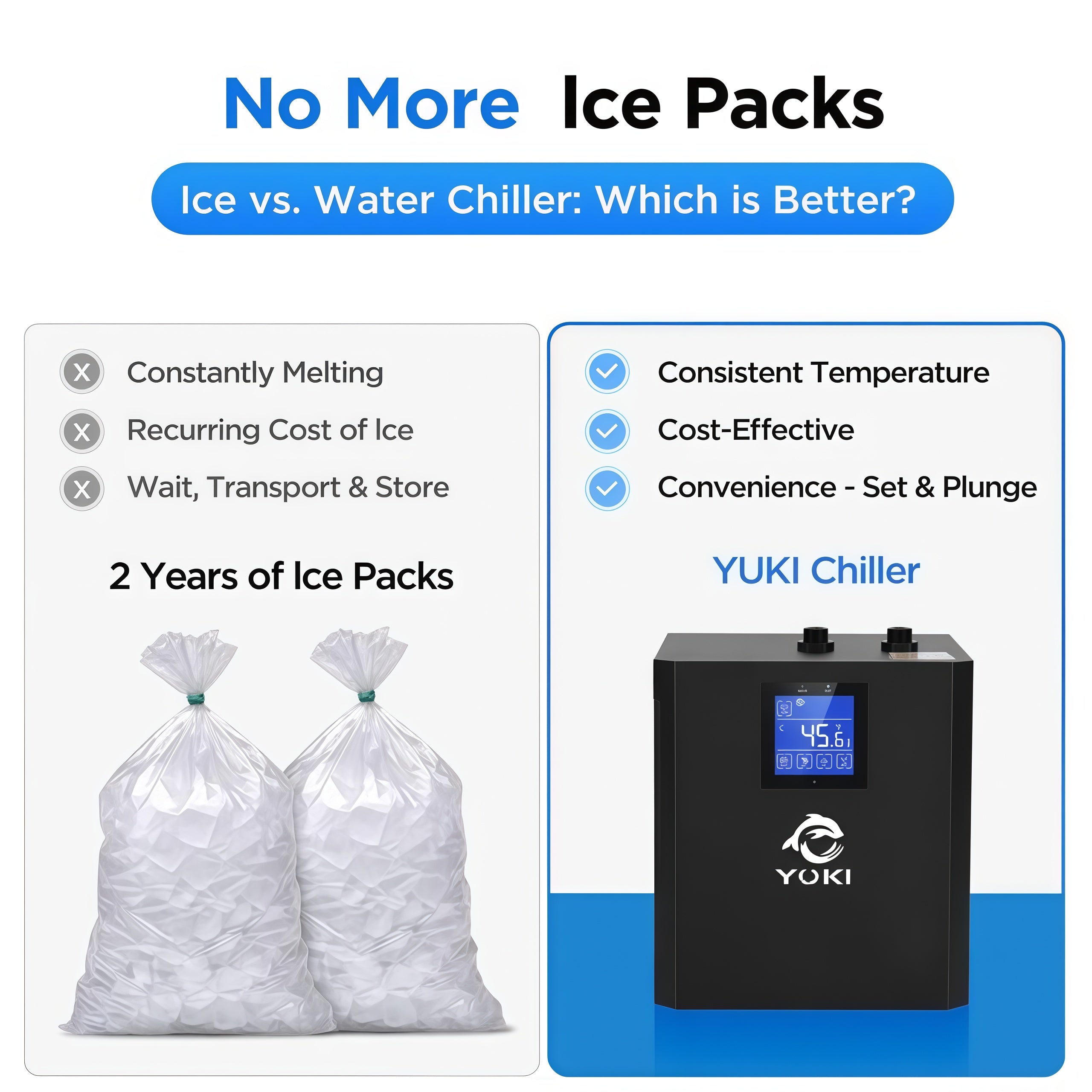 YUKI 0.3HP Ice bath chiller